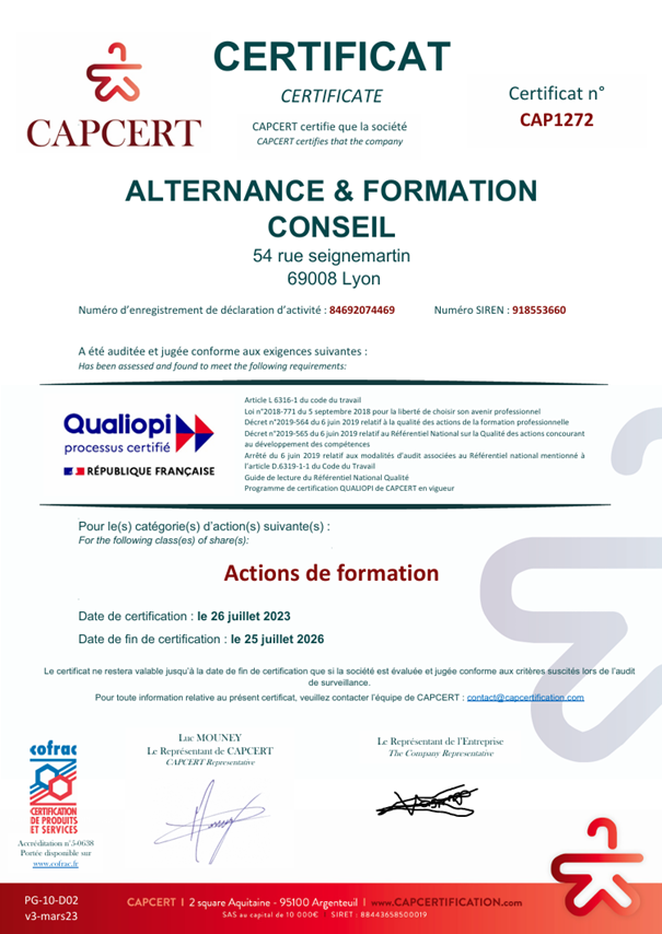 certif qualiopi